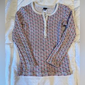 Tea Collection Waffle Long Sleeve Top Size 5
